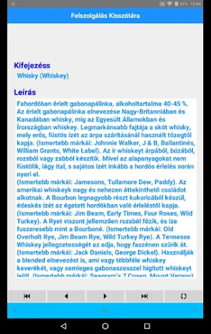 Felszolgálás Kisszótára Screenshot 2
