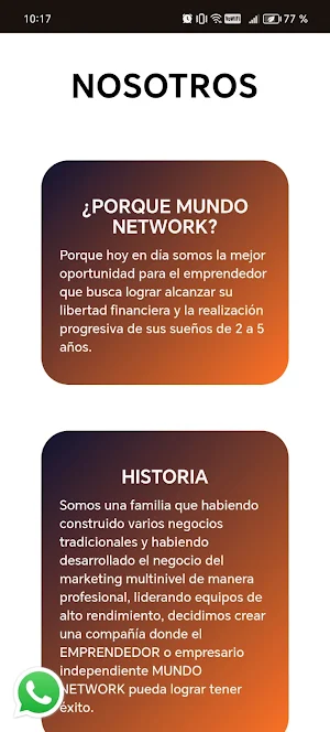 Mundo Network Screenshot 1