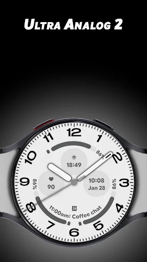 Ultra Analog 2 - Watch face Screenshot 0