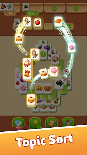 Topic Sort Mahjong Screenshot 1