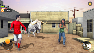 Bull Attack Game 3D Bull Games Screenshot 2