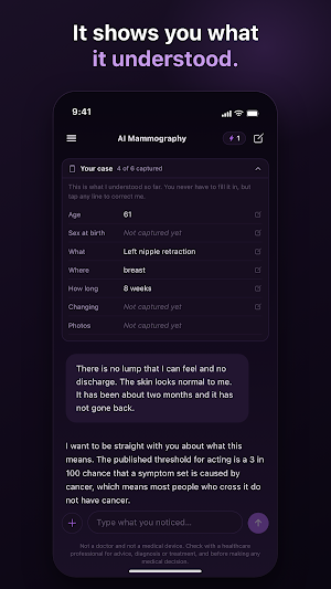AI Mammography: Mammogram Help Screenshot 3