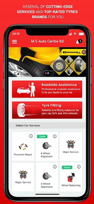 M S Auto Centre ltd Screenshot 0