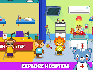 Pretend Play Pets Town Life - Play in Pets Home Screenshot 1