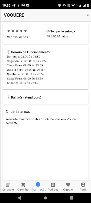 Voquerê Delivery Screenshot 2