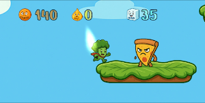 Super Broccoli Healthy Jump Screenshot 3