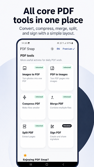 PDF Snap: Scanner & Editor Screenshot 1