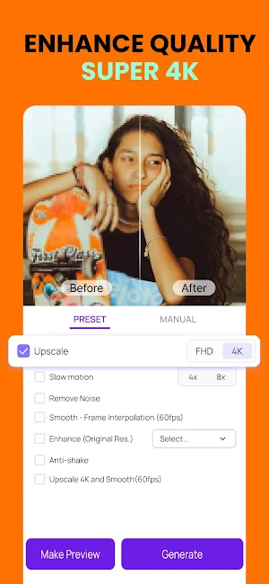 TOVA - Tokti AI Video Enhancer Screenshot 1