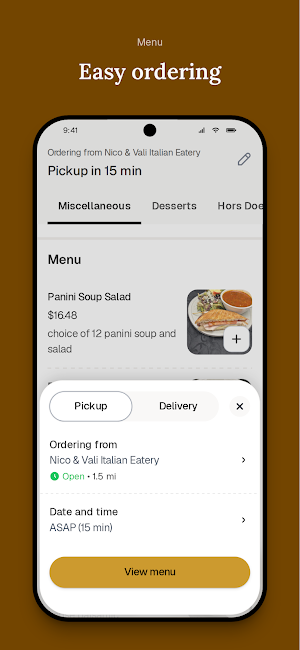 Nico & Vali Italian Eatery Screenshot 2