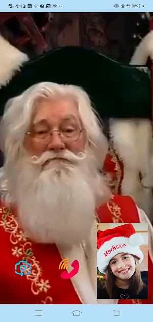 Video Call Santa Prank Screenshot 1