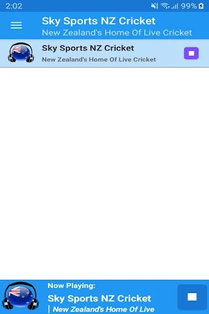 Sky Sports NZ Cricket Radio App Free Online Screenshot 0