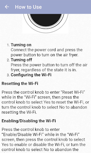 Mi Smart Air Fryer 3.5 l Guide Screenshot 3