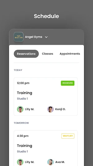 Angel Gyms Screenshot 2
