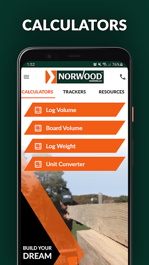 Norwood Sawmills Calculator Screenshot 0