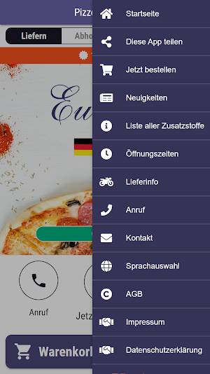 Pizzeria Europa Screenshot 2