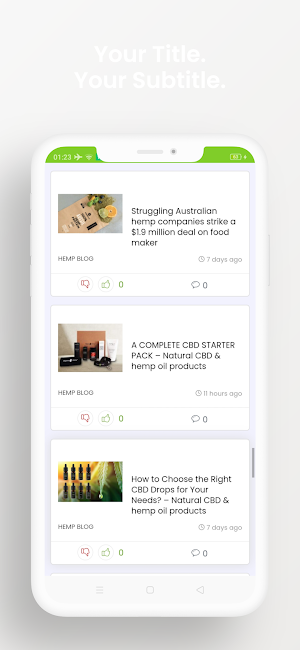 Hemp Shop App Screenshot 2