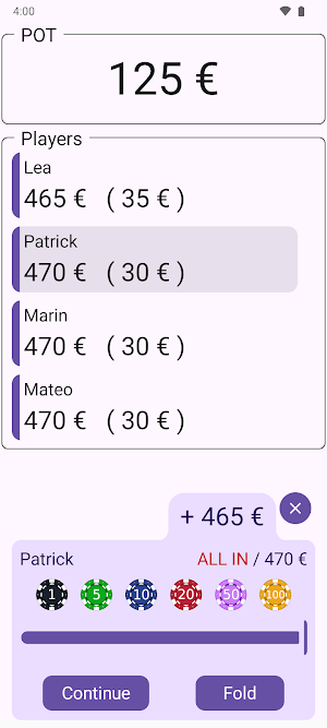 Poker Chips Screenshot 1
