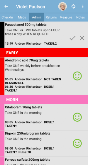 CareMeds eMAR Screenshot 2