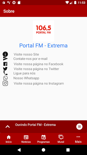 Rádio Portal Fm – Extrema Screenshot 2
