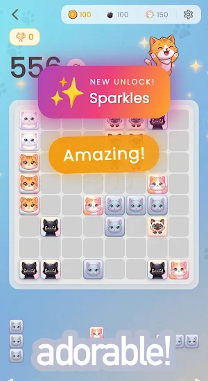 Purrfect Blocks - Cat Puzzle Screenshot 0