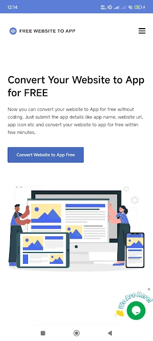 Website To App Converter Screenshot 0