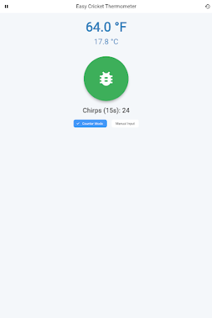 Easy Cricket Thermometer Screenshot 3