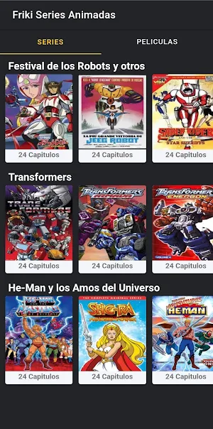 Friki caricaturas latino Screenshot 2