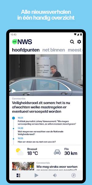 VRT NWS Screenshot 0