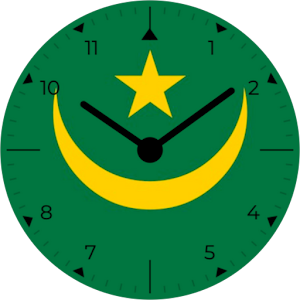 Mauritania Analog Watch Face Screenshot 0