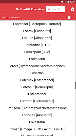 Clinicians Drug Reference 2016 Screenshot 2
