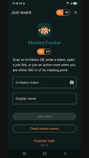 MonkeyTracker Screenshot 2