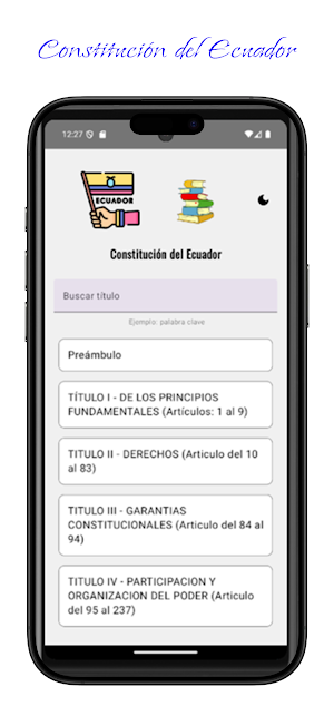 Constitución del Ecuador Screenshot 2
