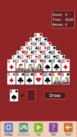 Pyramid Solitaire 3 in 1 Screenshot 2