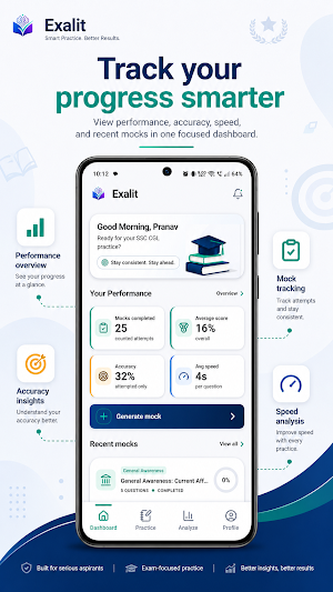 Exalit: Exam Preparation App Screenshot 0