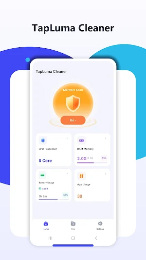 TapLuma Cleaner - Antivirus Screenshot 0
