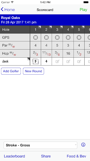 Royal Oaks Golf Course Screenshot 2