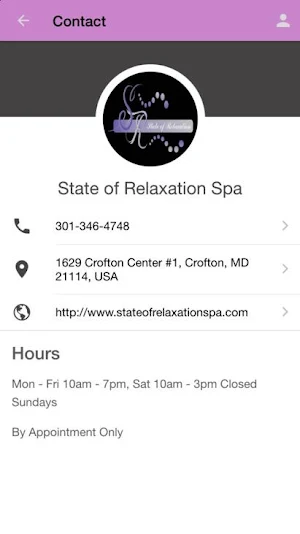 State of Relaxation Spa Screenshot 1
