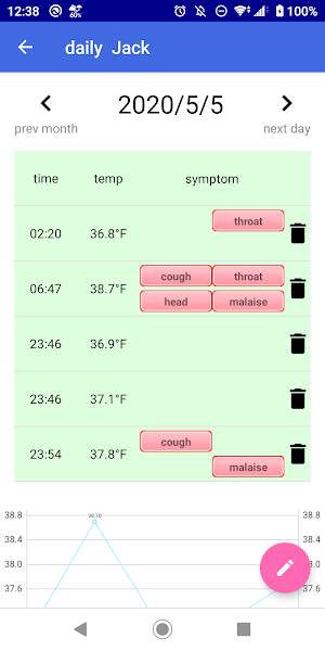 Simple Temperature Management Screenshot 3