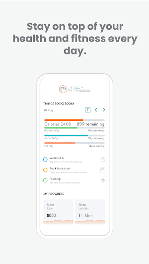 Prep Fitness and Performance Screenshot 1