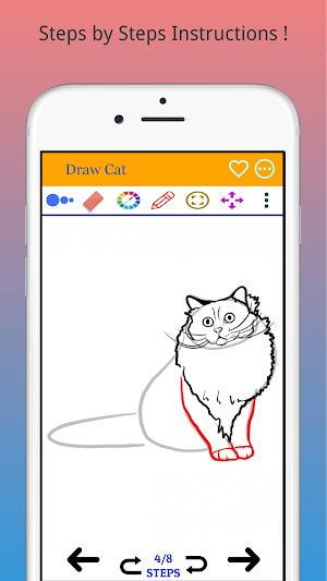 How to Draw Cat Step by Step | Easy Drawing Screenshot 1