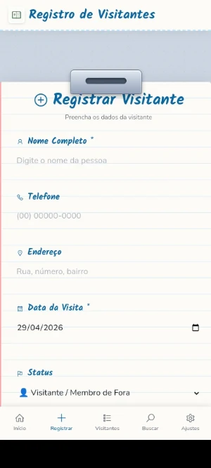 Registro de Visitantes Screenshot 2