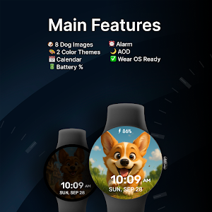 Funny Dogs Watch Face Screenshot 1