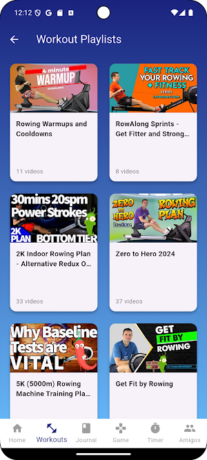 RowAlong: Journal & Training Screenshot 2