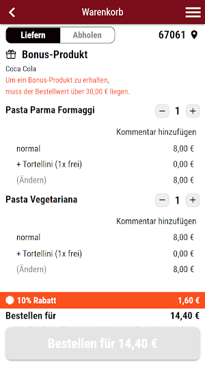 Amore Pizza Frankenthal Screenshot 1