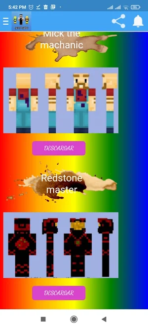 Skins de craftsman Screenshot 1