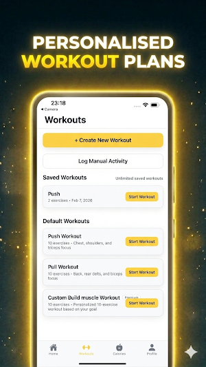RYDGE: Workouts & Calories Screenshot 3