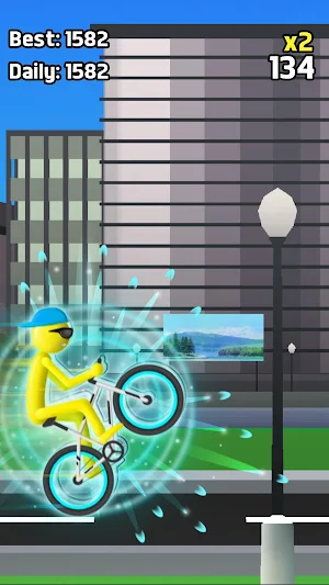 Stickman Bike Wheelie Screenshot 3