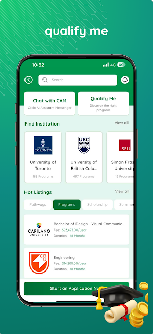Ciiclo Admissions & Job Search Screenshot 2