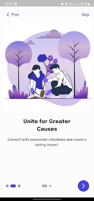 Akil: Jobs and Volunteering Screenshot 1