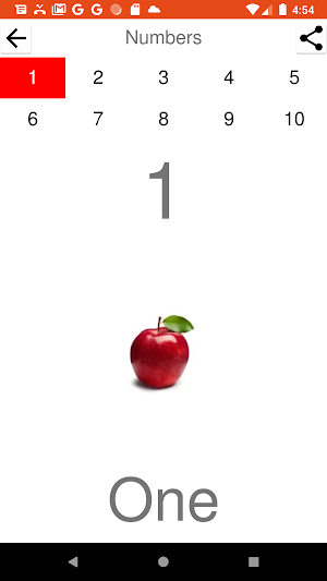 English Alphabet & Numbers Screenshot 3